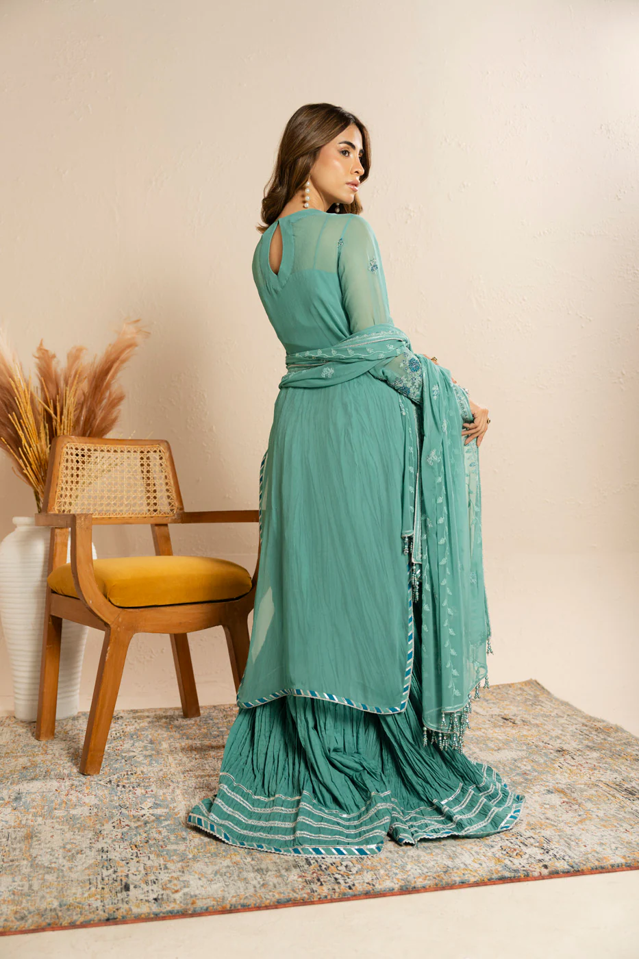RTS | SHIRT, LINING, TROUSER & DUPATTA - Image 10