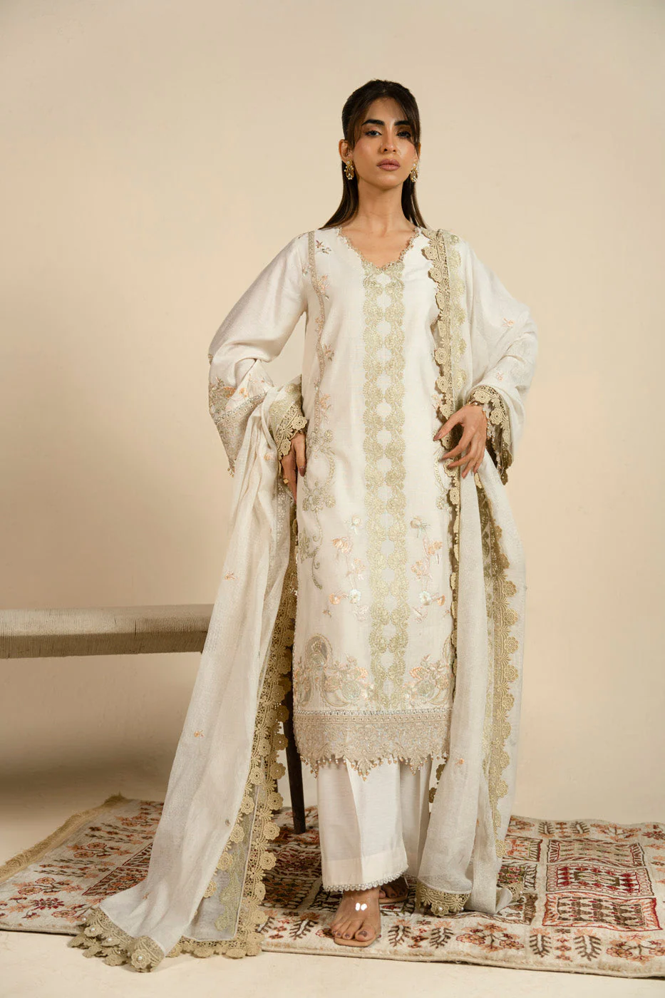 RTS  | SHIRT, TOUSER & DUPATTA