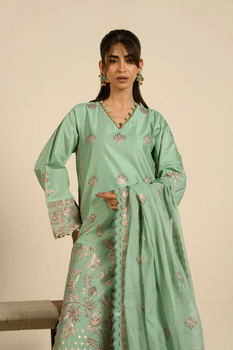 RTS  | SHIRT, TOUSER & DUPATTA - Image 2