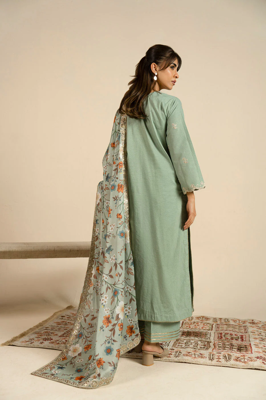 RTS  | SHIRT, TOUSER & DUPATTA - Image 4