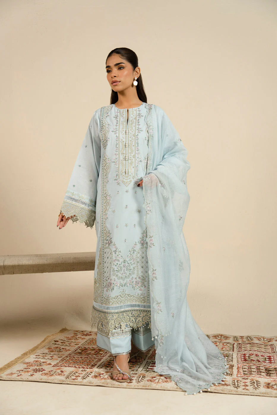 RTS  | SHIRT, TOUSER & DUPATTA