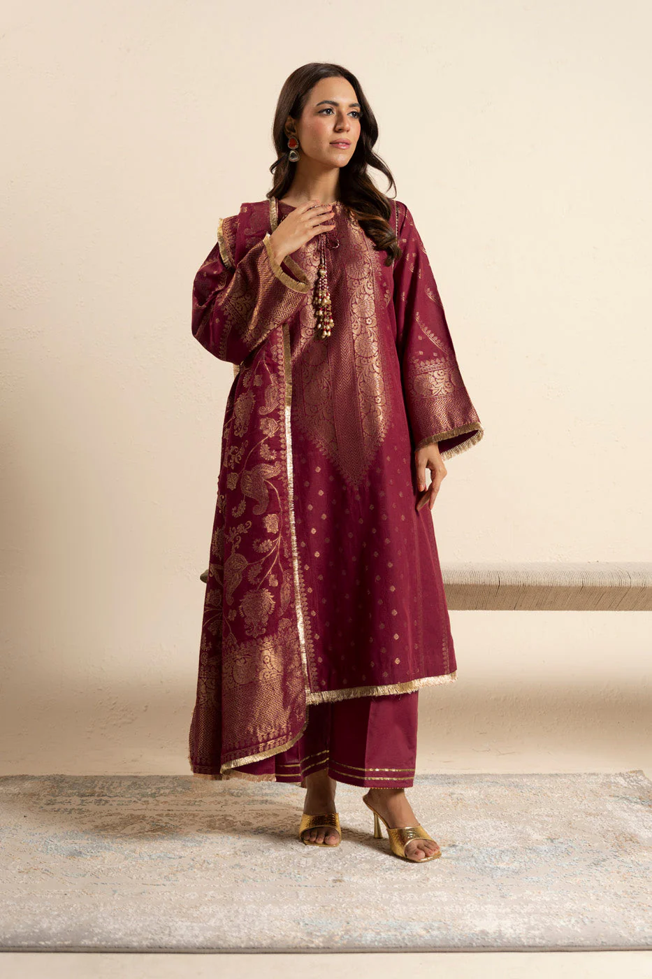 RTS| SHIRT, TROUSER & DUPATTA