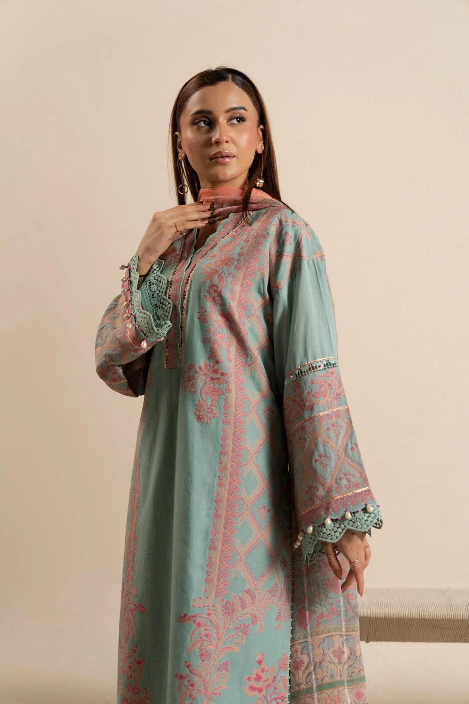 RTS| SHIRT, TROUSER & DUPATTA - Image 2