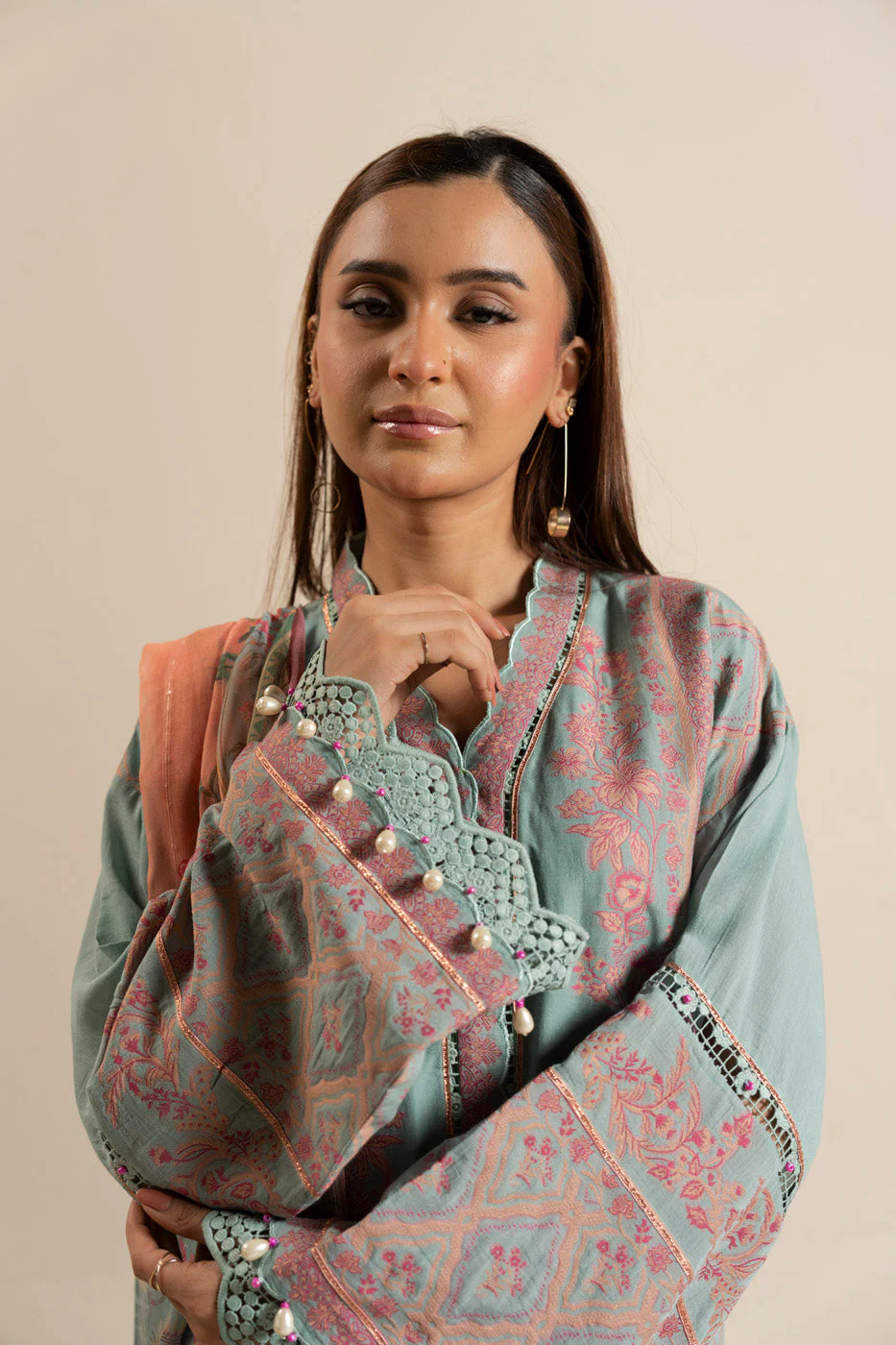 RTS| SHIRT, TROUSER & DUPATTA - Image 3