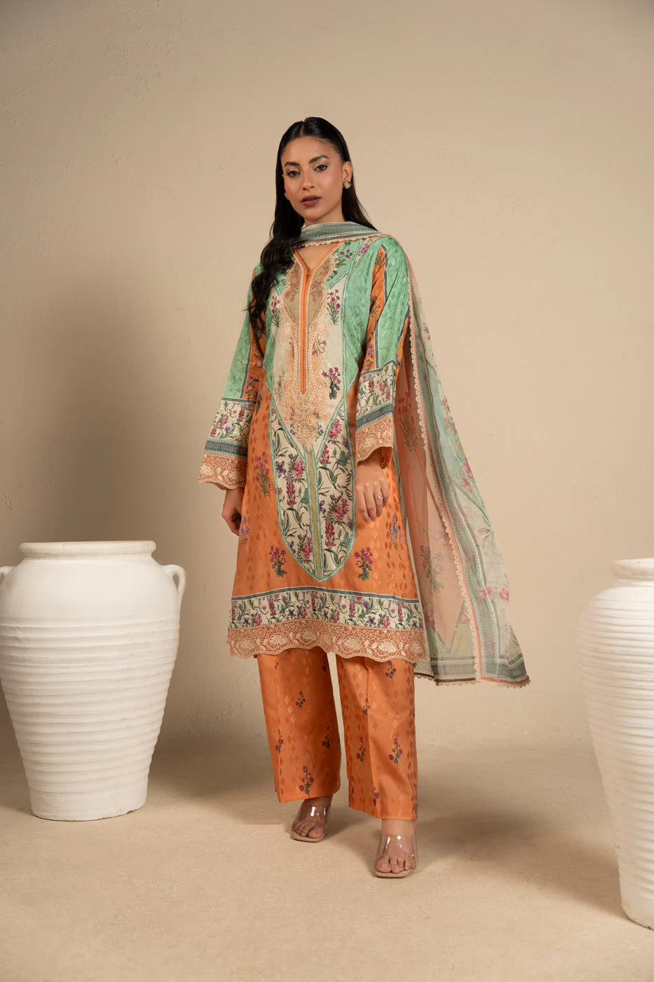 RTS  | SHIRT, TROUSER & DUPATTA