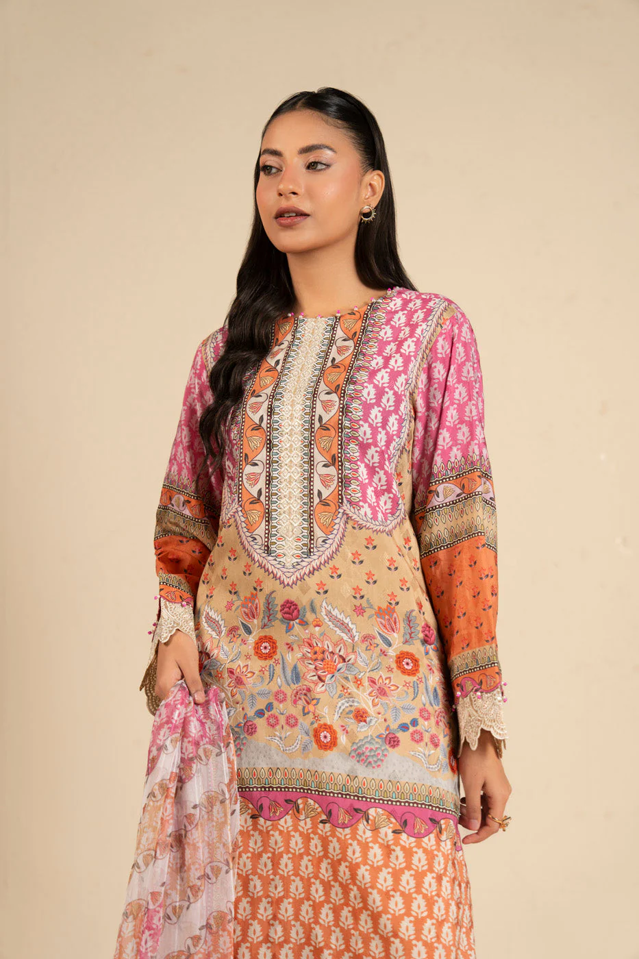 RTS  | SHIRT, TROUSER & DUPATTA - Image 2