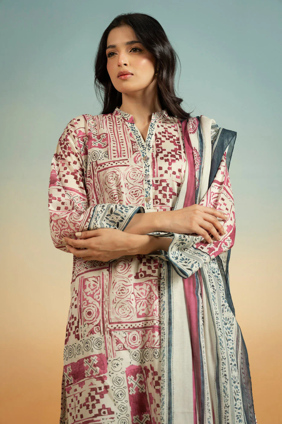RTS  | SHIRT, TROUSER & DUPATTA - Image 2