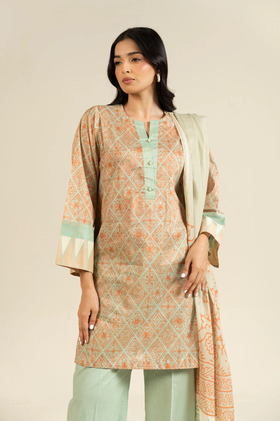 RTS  | SHIRT, TROUSER & DUPATTA - Image 2