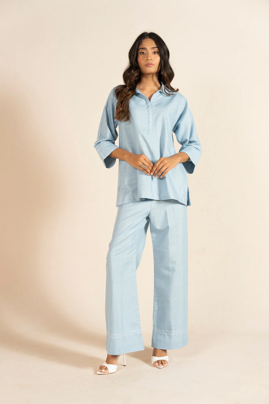 RTW | SHIRT & BOOTCUT PANTS