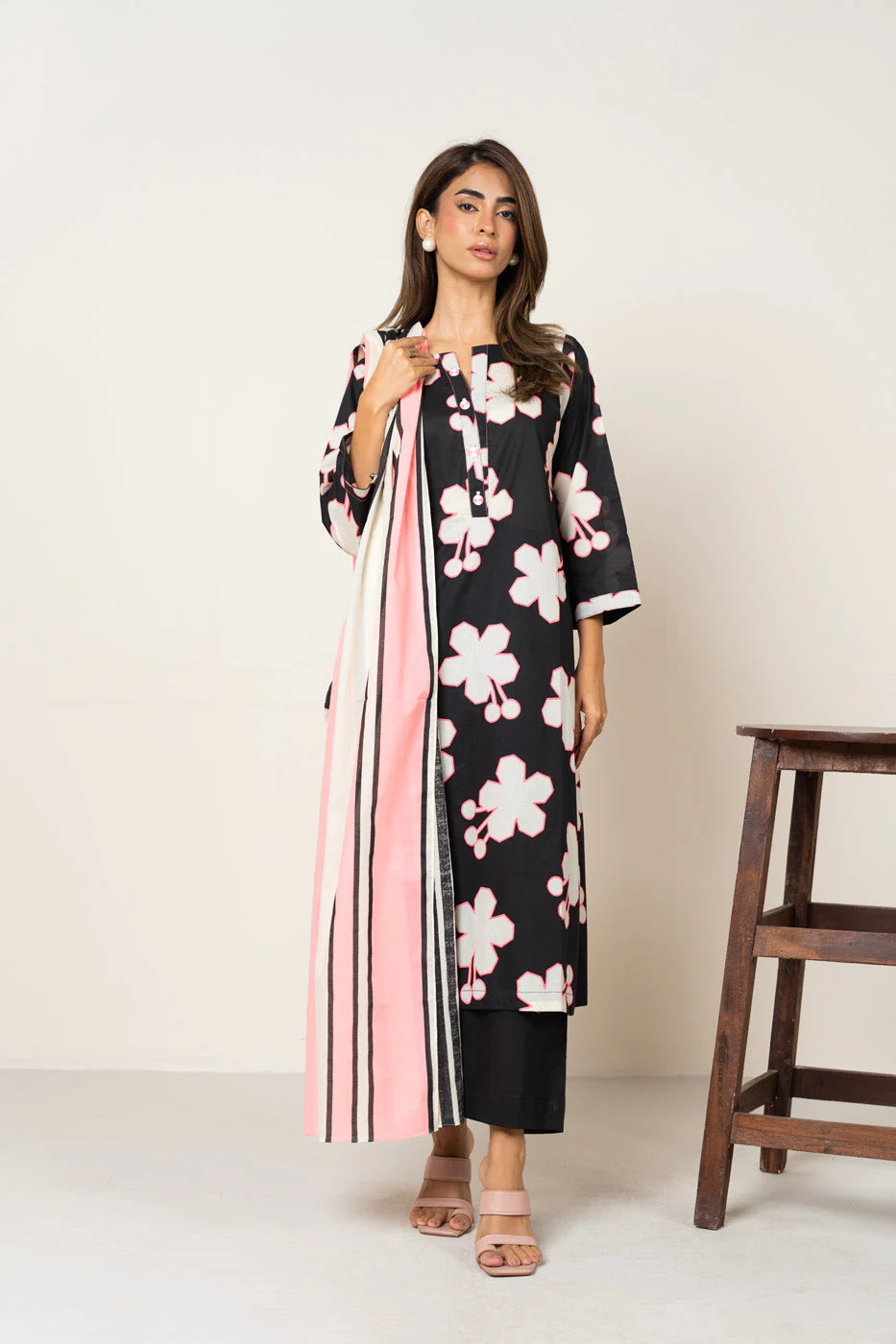 RTW | SHIRT, CULOTTE & DUPATTA