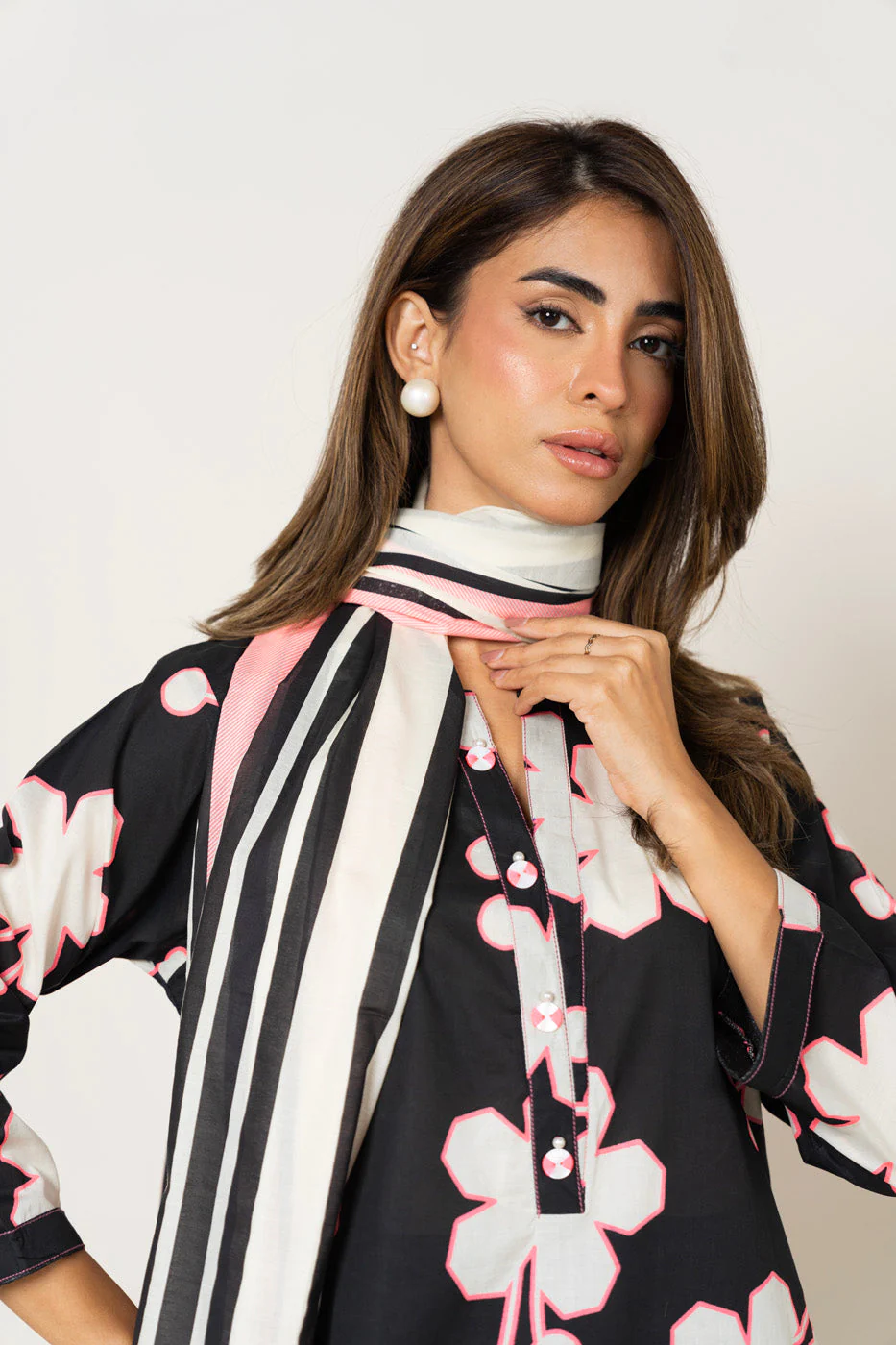 RTW | SHIRT, CULOTTE & DUPATTA - Image 2