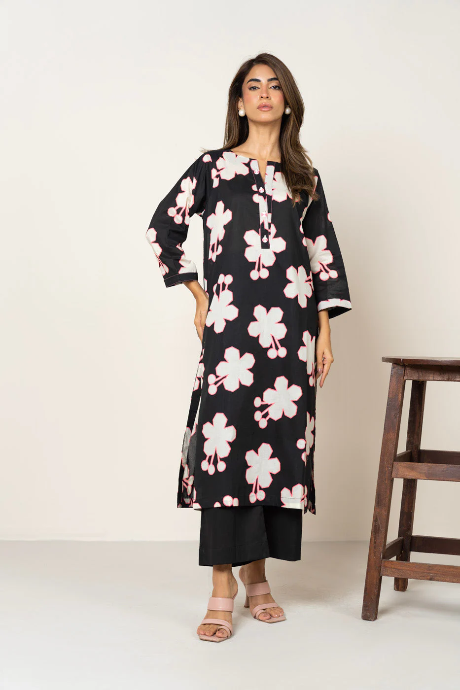 RTW | SHIRT, CULOTTE & DUPATTA - Image 3