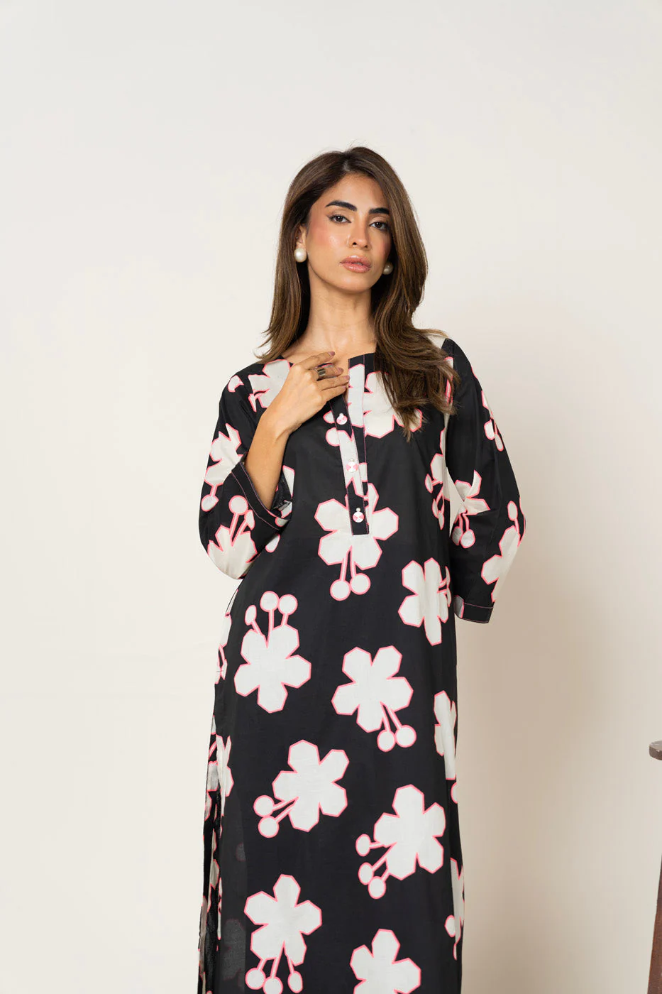 RTW | SHIRT, CULOTTE & DUPATTA - Image 4