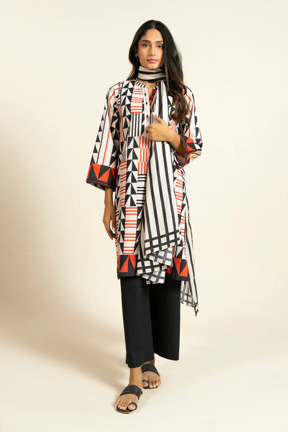 RTW | SHIRT, CULOTTE & DUPATTA
