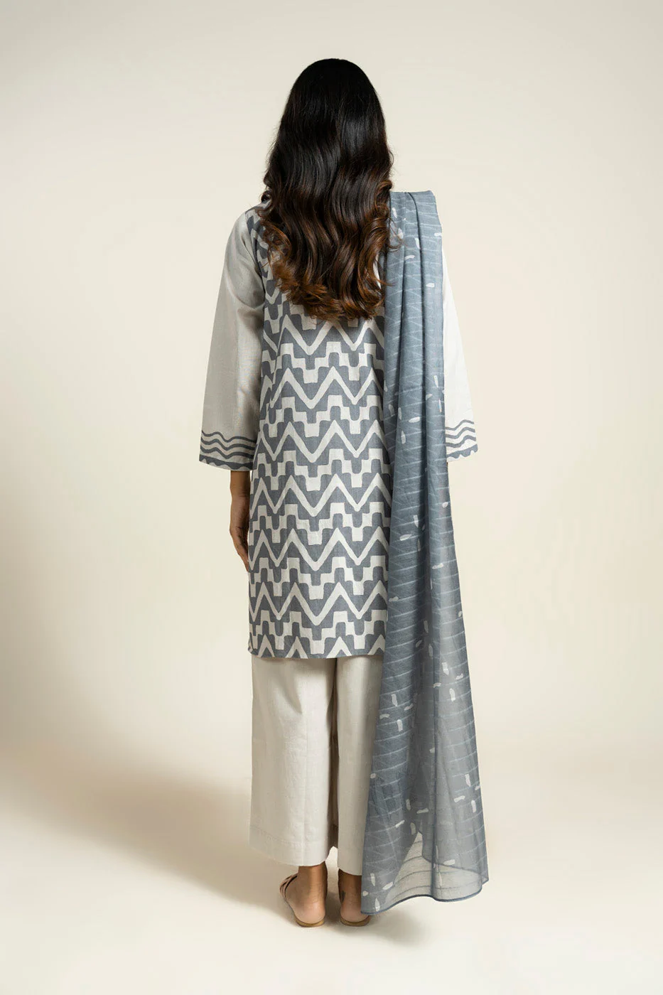 RTW | SHIRT, CULOTTE & DUPATTA - Image 5