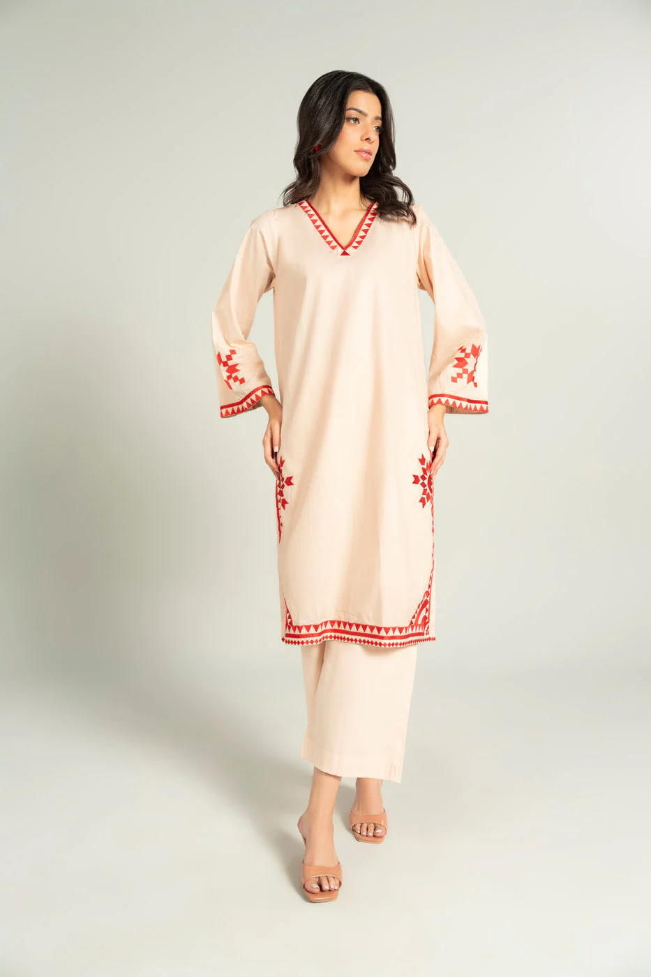 RTW | SHIRT, CULOTTE & DUPATTA - Image 4