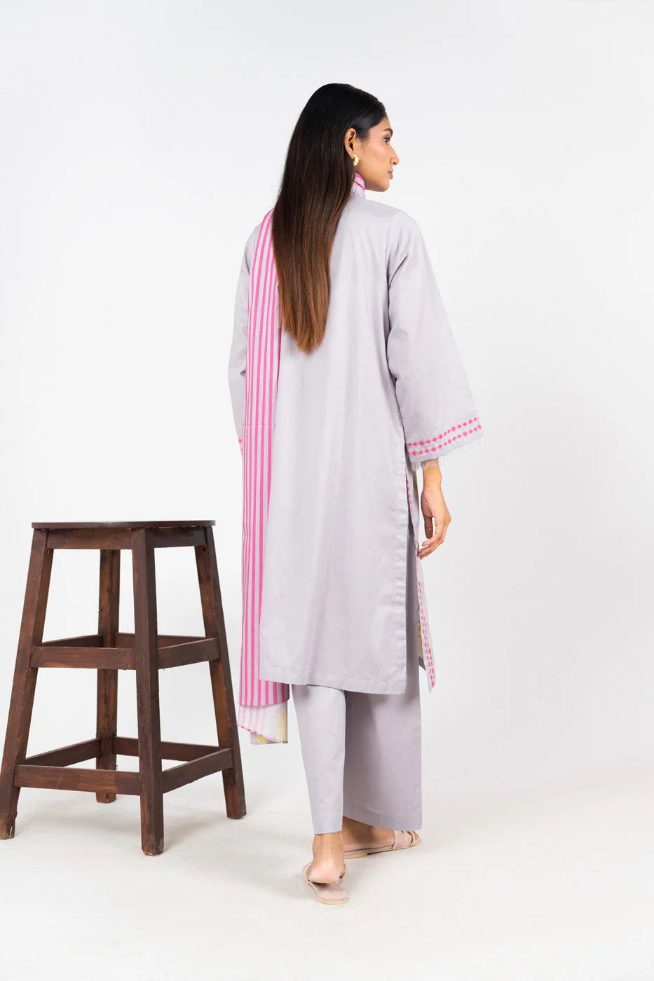 RTW | SHIRT, CULOTTE & DUPATTA - Image 5