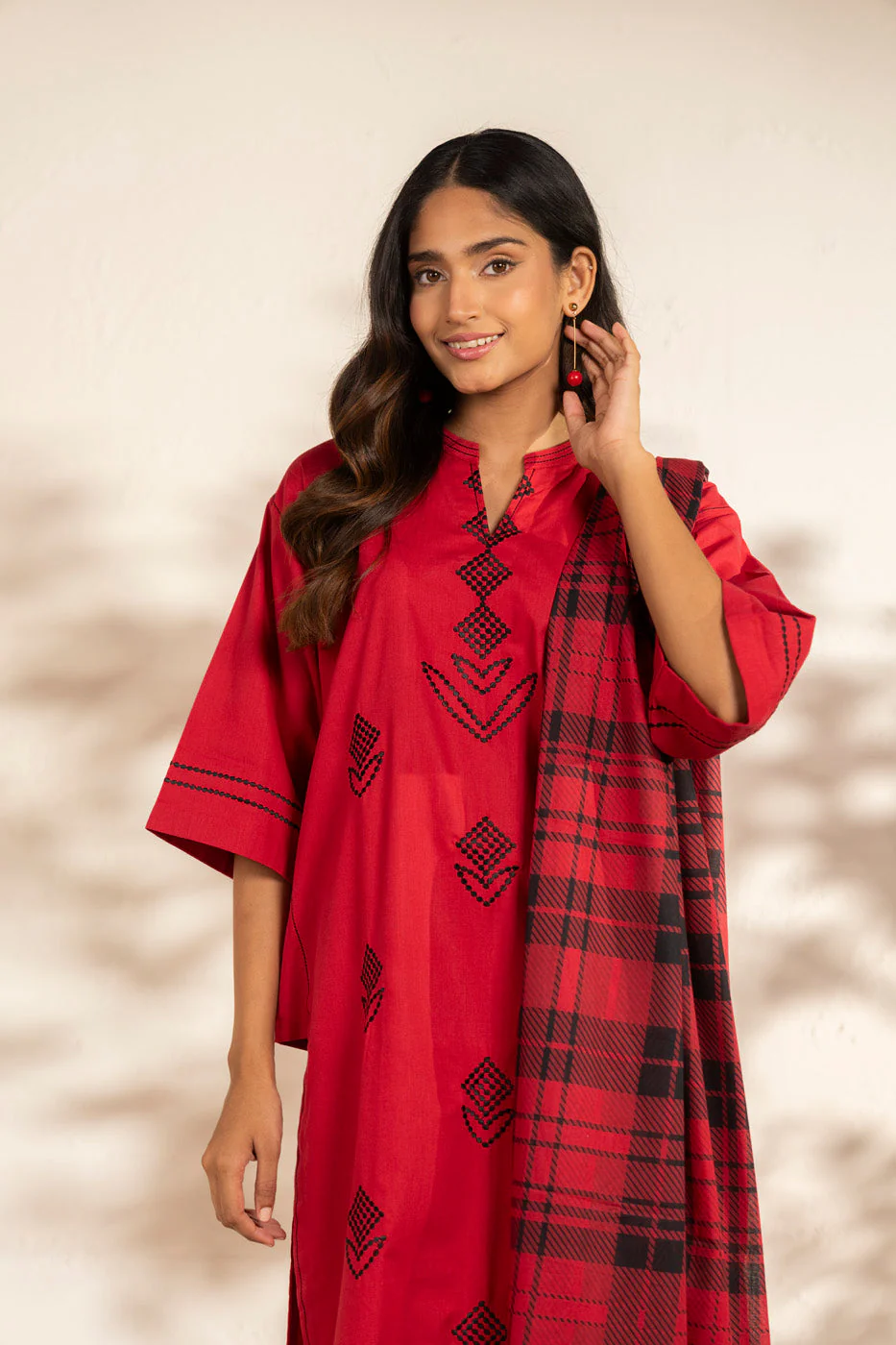 RTW | SHIRT, CULOTTE & DUPATTA - Image 2