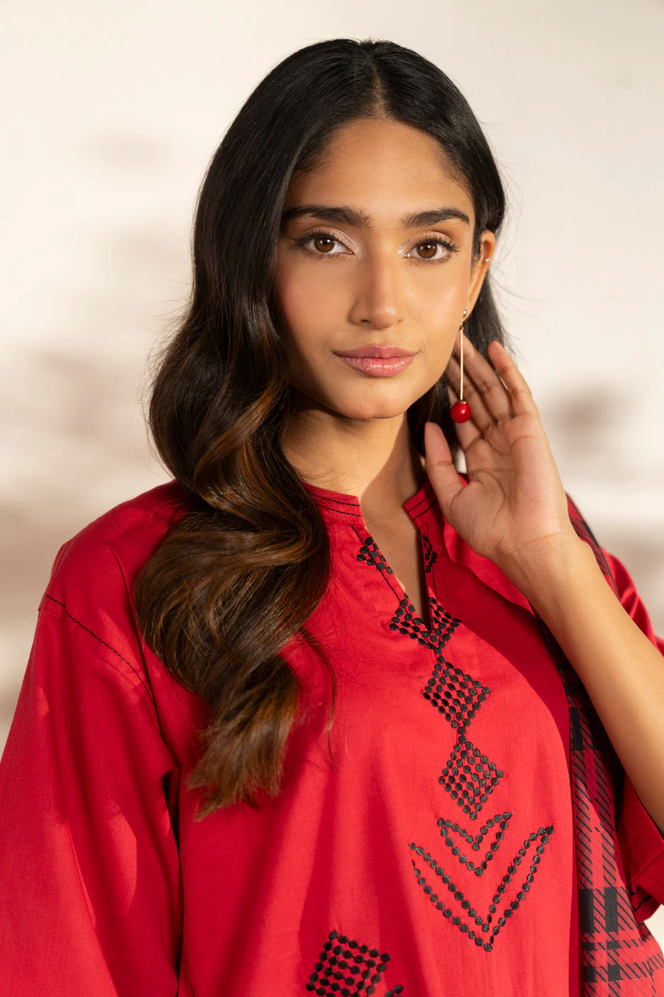 RTW | SHIRT, CULOTTE & DUPATTA - Image 3