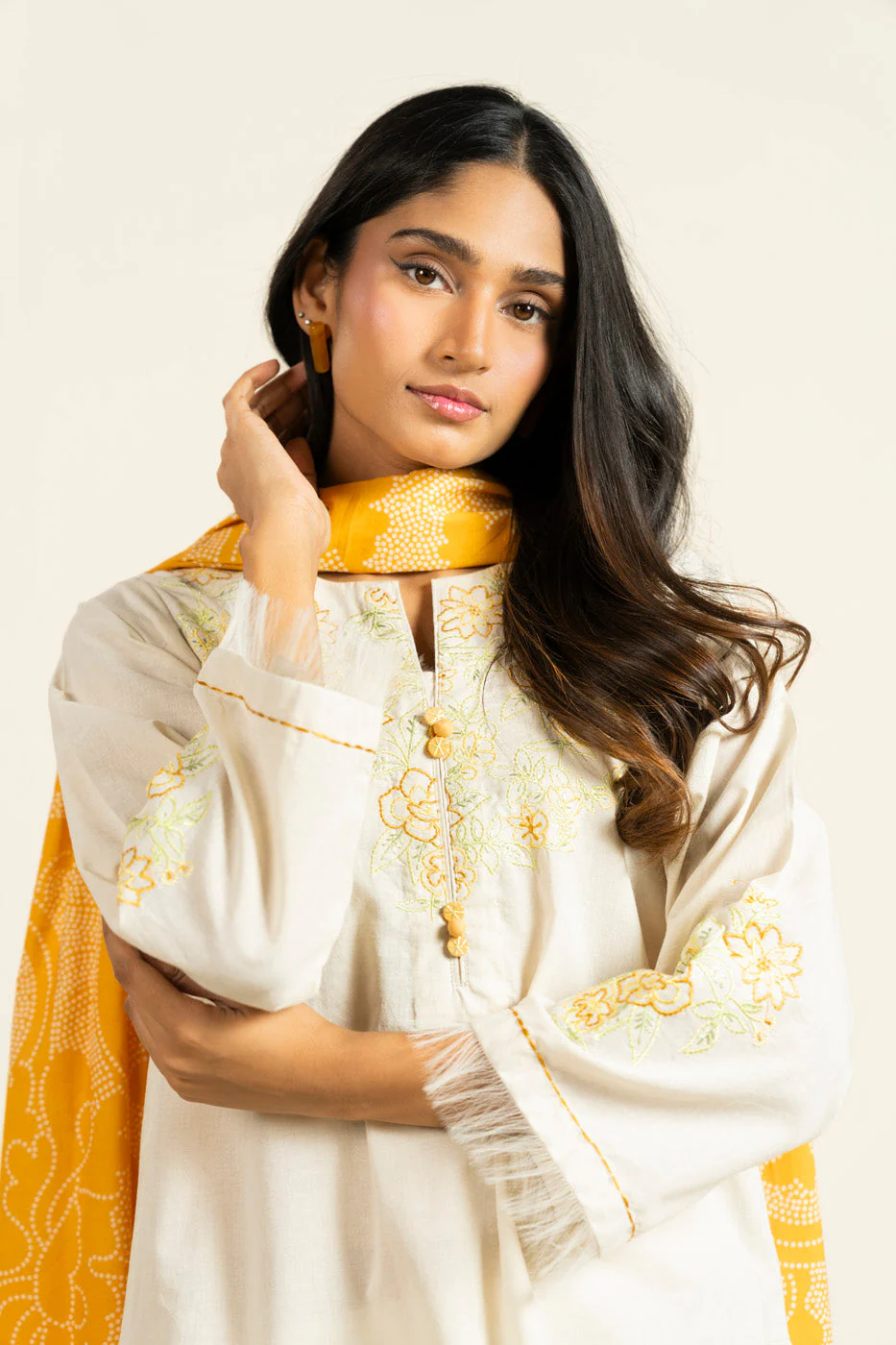 RTW | SHIRT, CULOTTE & DUPATTA - Image 3