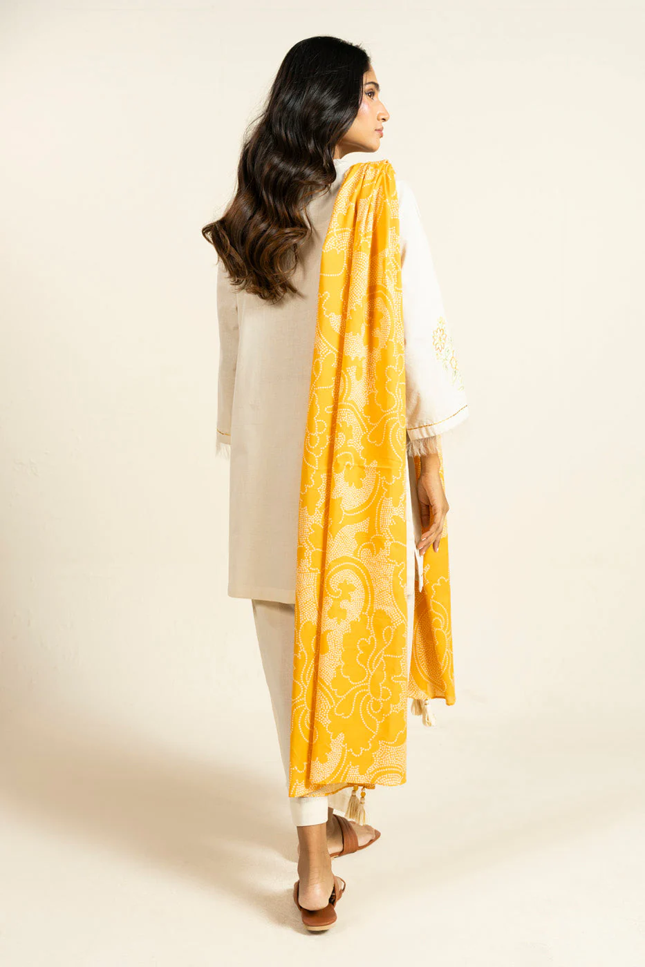 RTW | SHIRT, CULOTTE & DUPATTA - Image 4