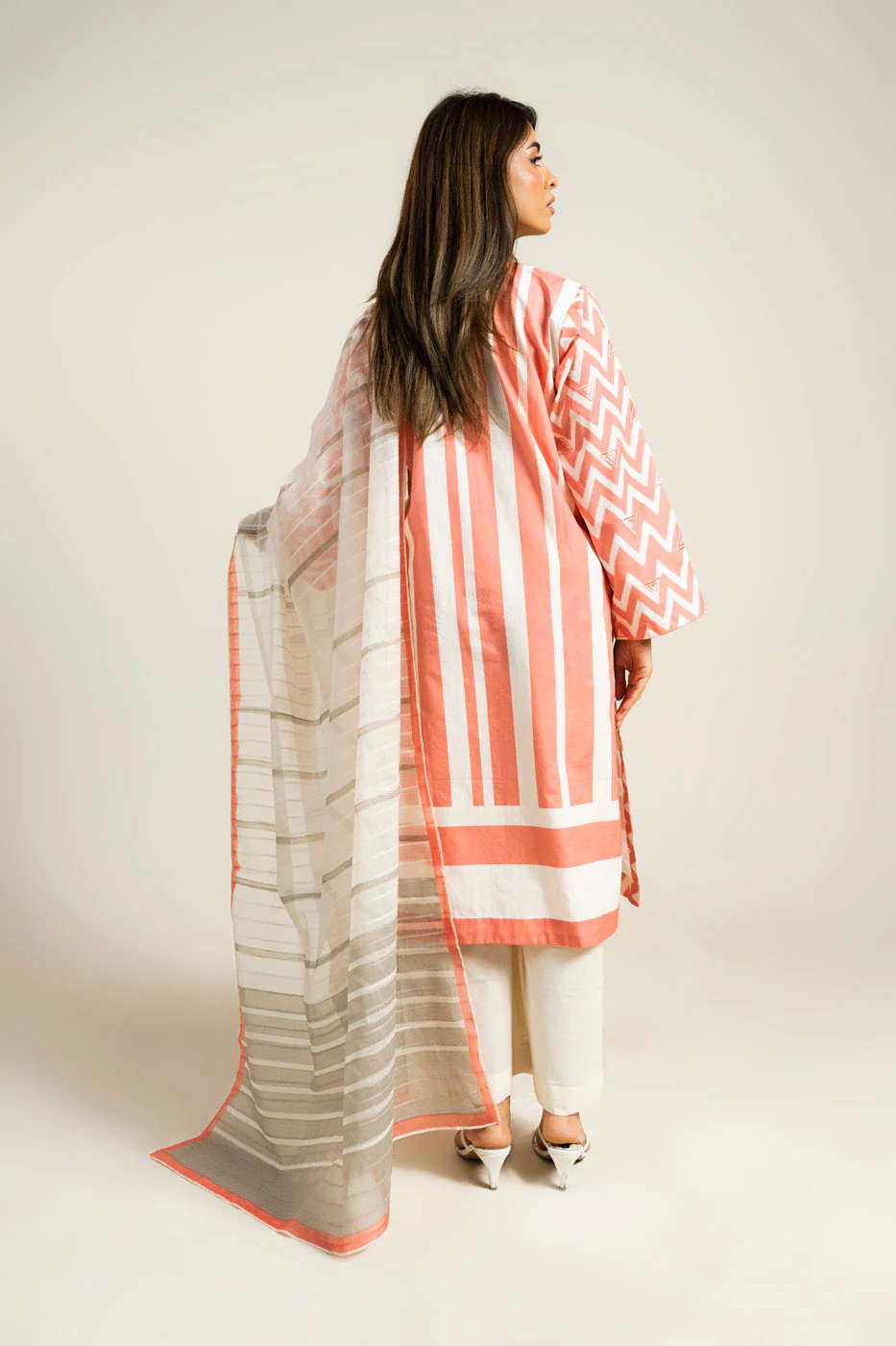 RTW | SHIRT, CULOTTE & DUPATTA - Image 5