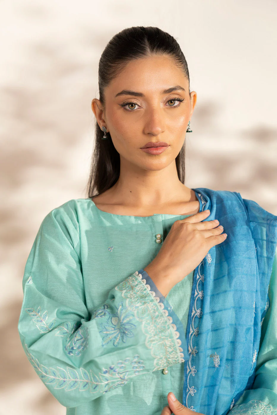 RTW | SHIRT, CULOTTE & DUPATTA - Image 3