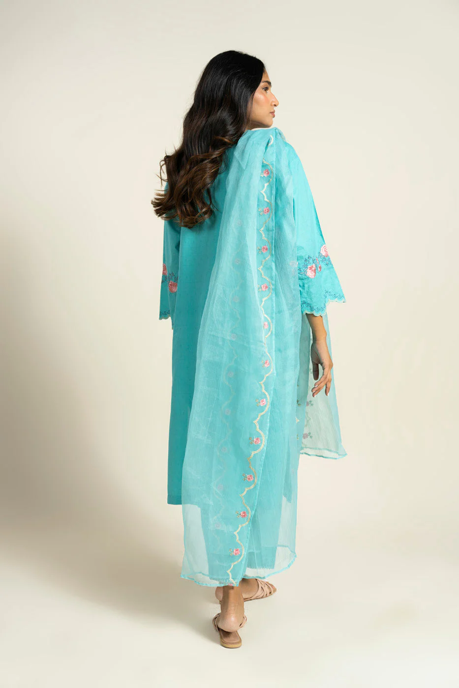 RTW | SHIRT, CULOTTE & DUPATTA - Image 4