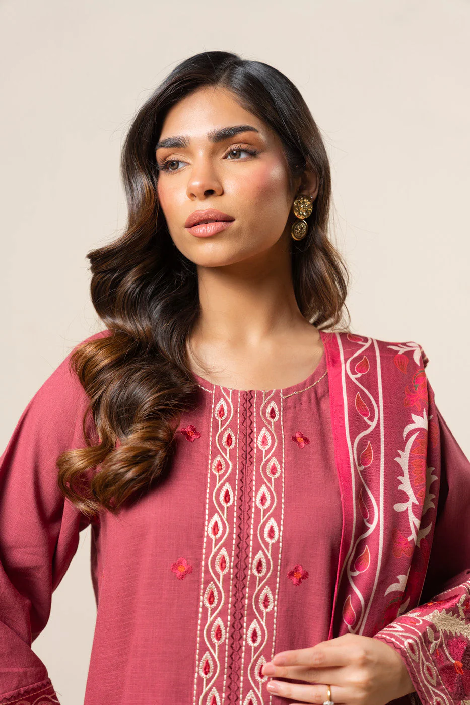 RTW | SHIRT, CULOTTE & DUPATTA - Image 3
