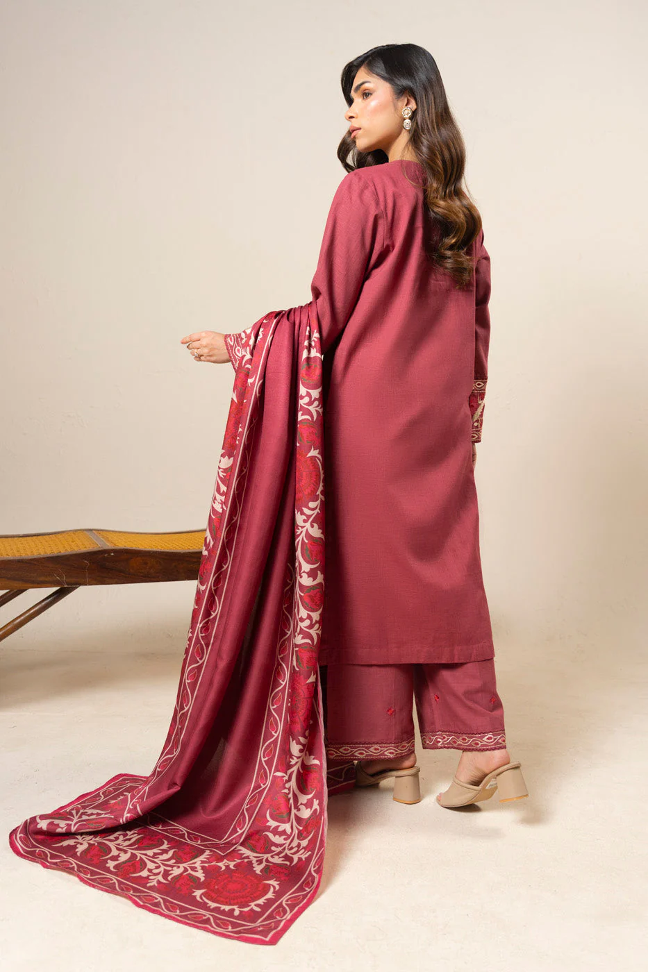 RTW | SHIRT, CULOTTE & DUPATTA - Image 5