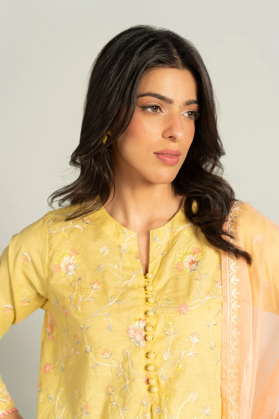 RTW | SHIRT, CULOTTE & DUPATTA - Image 3