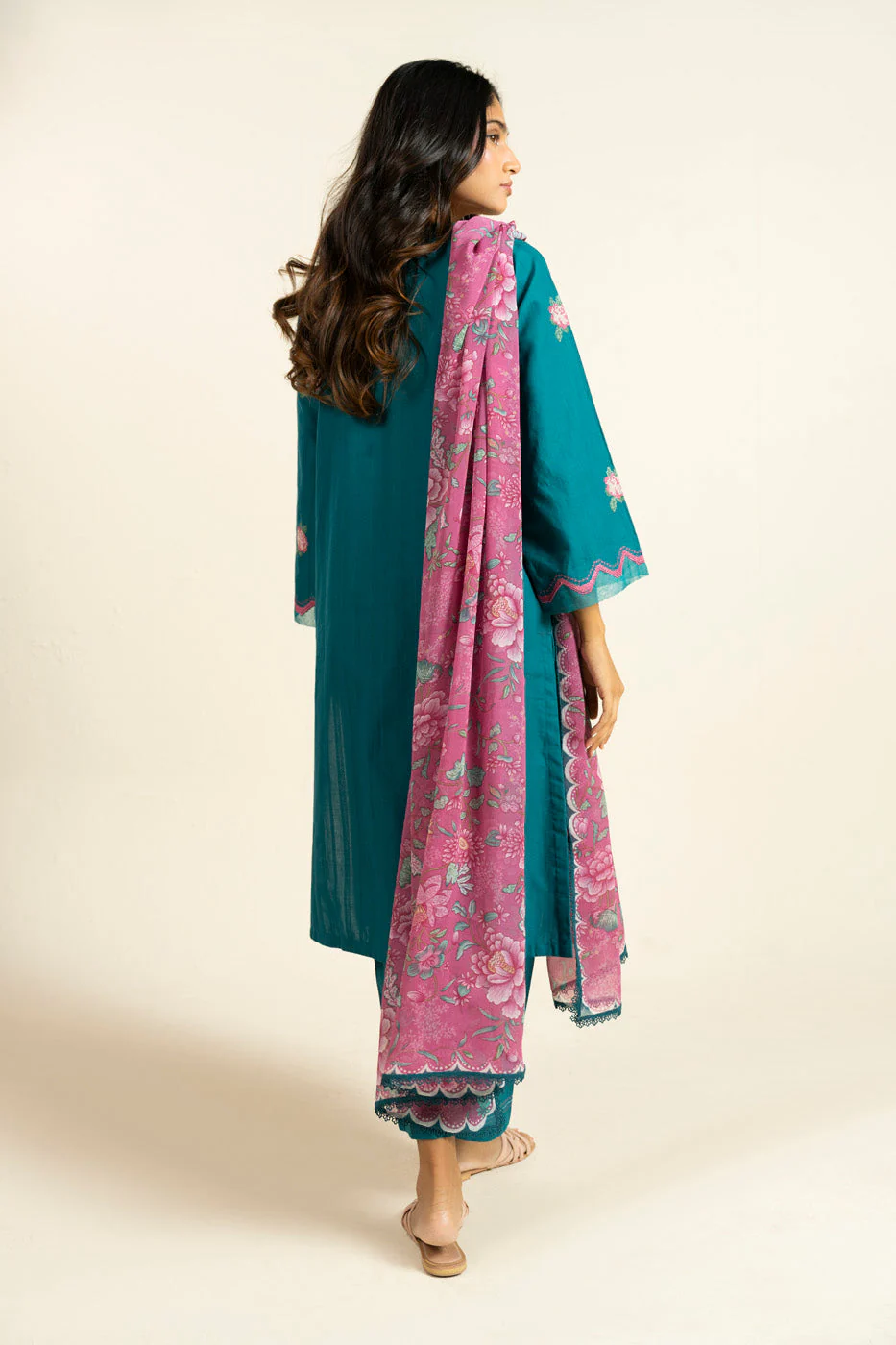 RTW | SHIRT, CULOTTE & DUPATTA - Image 5