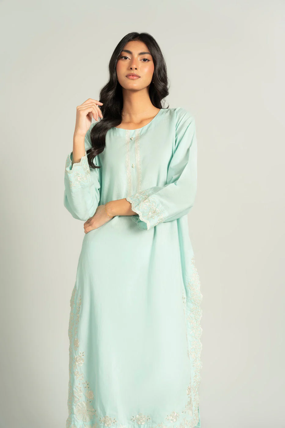 RTW | SHIRT, CULOTTE & DUPATTA - Image 3