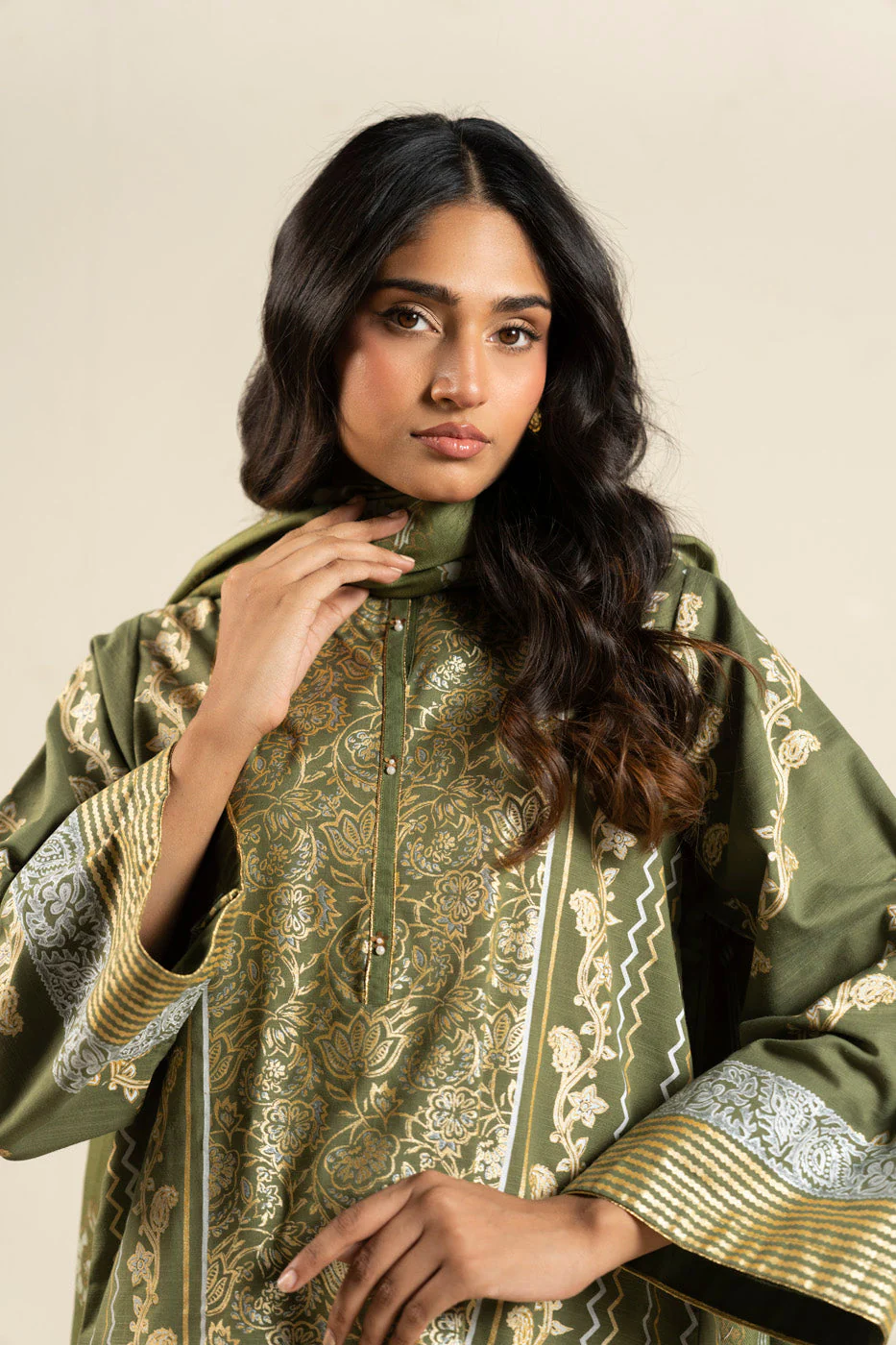 RTW | SHIRT, CULOTTE & DUPATTA - Image 3