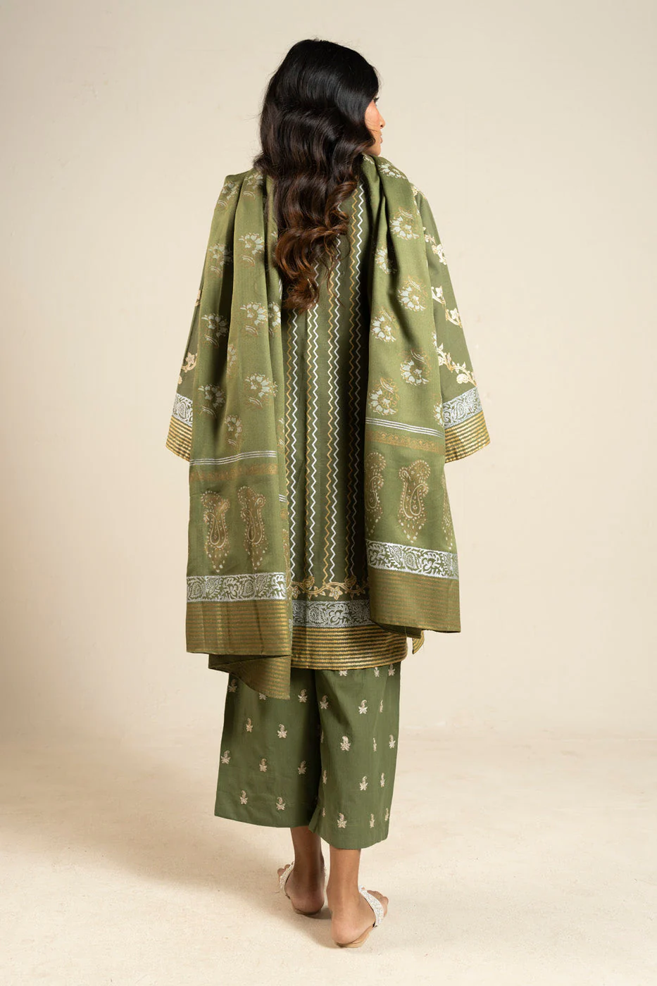 RTW | SHIRT, CULOTTE & DUPATTA - Image 5