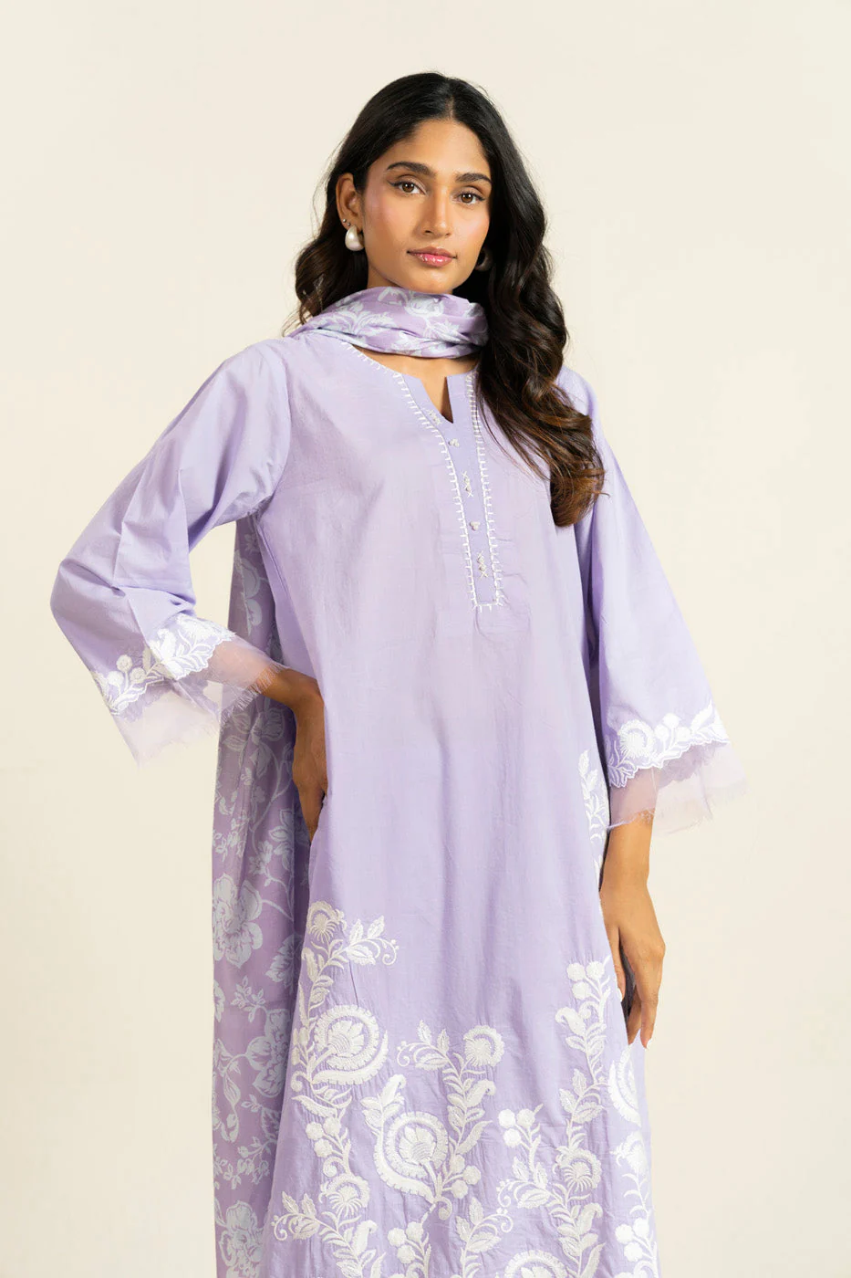 RTW | SHIRT, CULOTTE & DUPATTA - Image 2