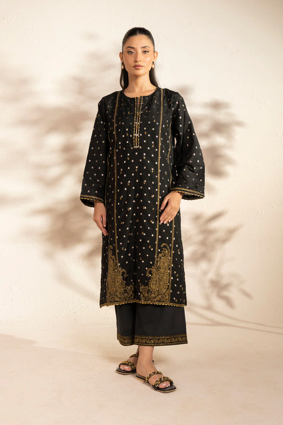 RTW | SHIRT, CULOTTE & DUPATTA - Image 4