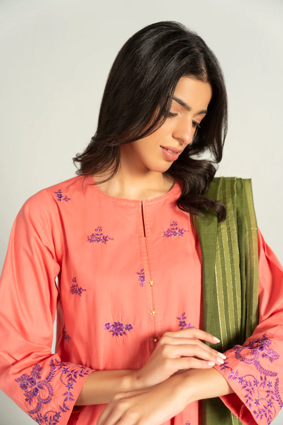 RTW | SHIRT, CULOTTE & DUPATTA - Image 3