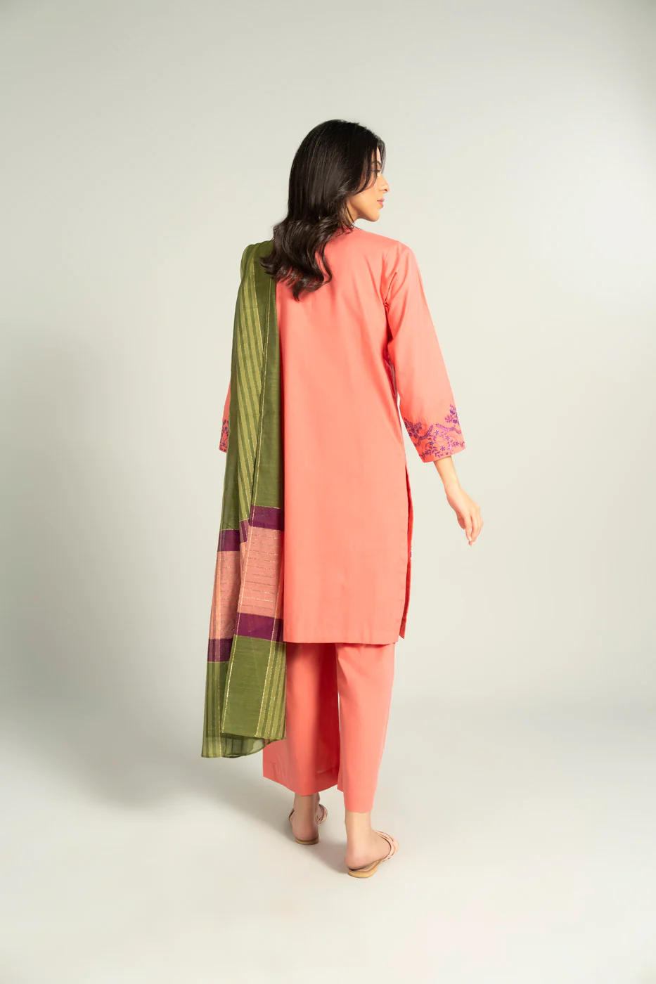 RTW | SHIRT, CULOTTE & DUPATTA - Image 5