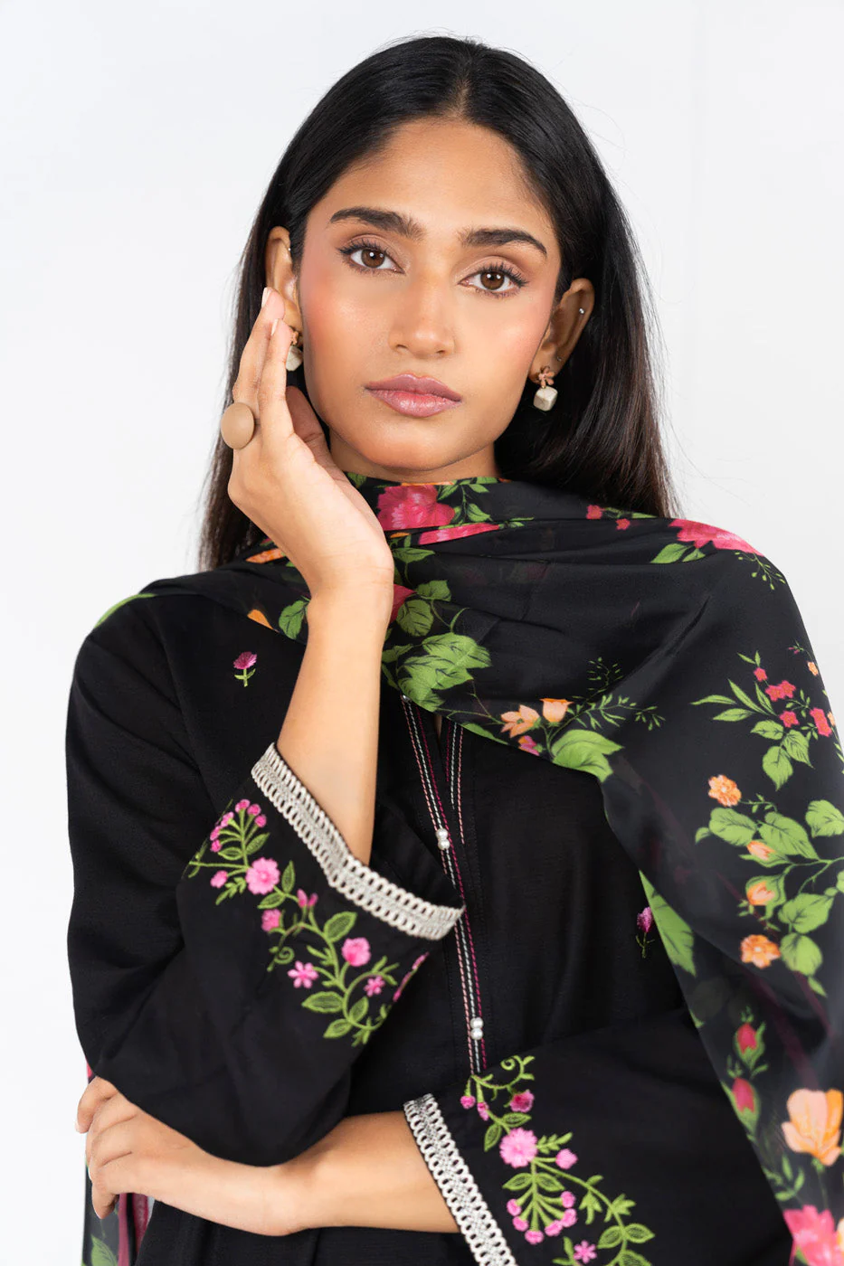 RTW | SHIRT, CULOTTE & DUPATTA - Image 3