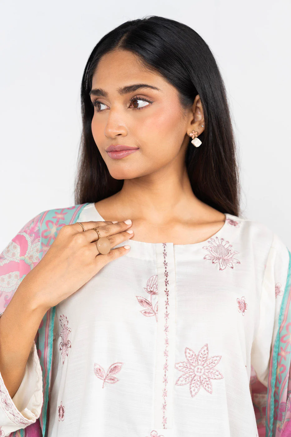 RTW | SHIRT, CULOTTE & DUPATTA - Image 3