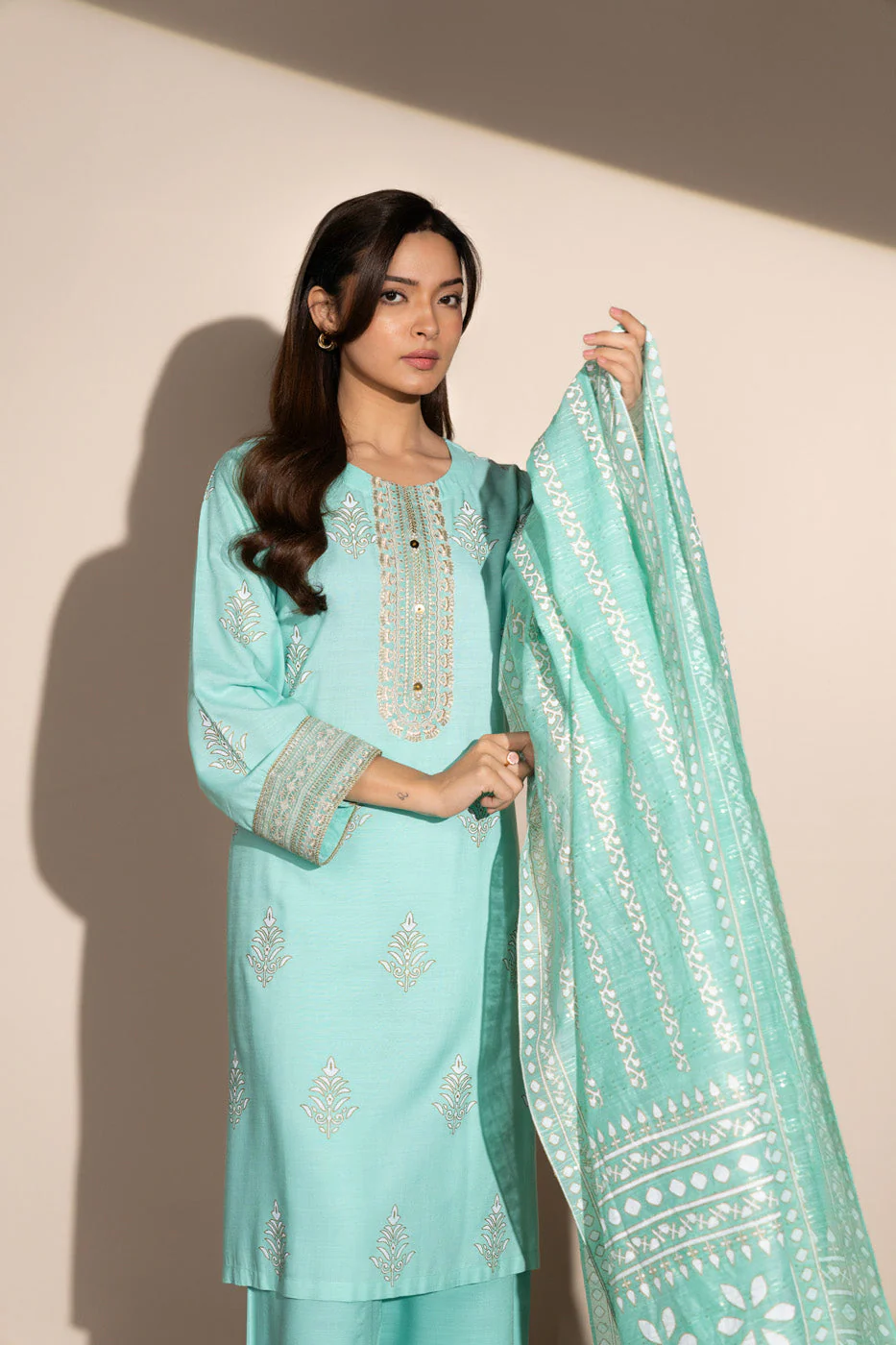 RTW | SHIRT, CULOTTE & DUPATTA - Image 2