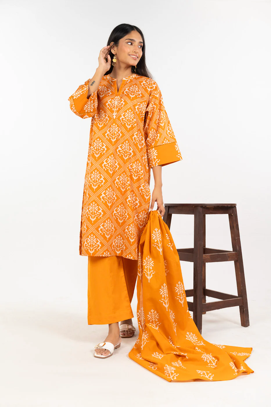 RTW | SHIRT, CULOTTE & DUPATTA