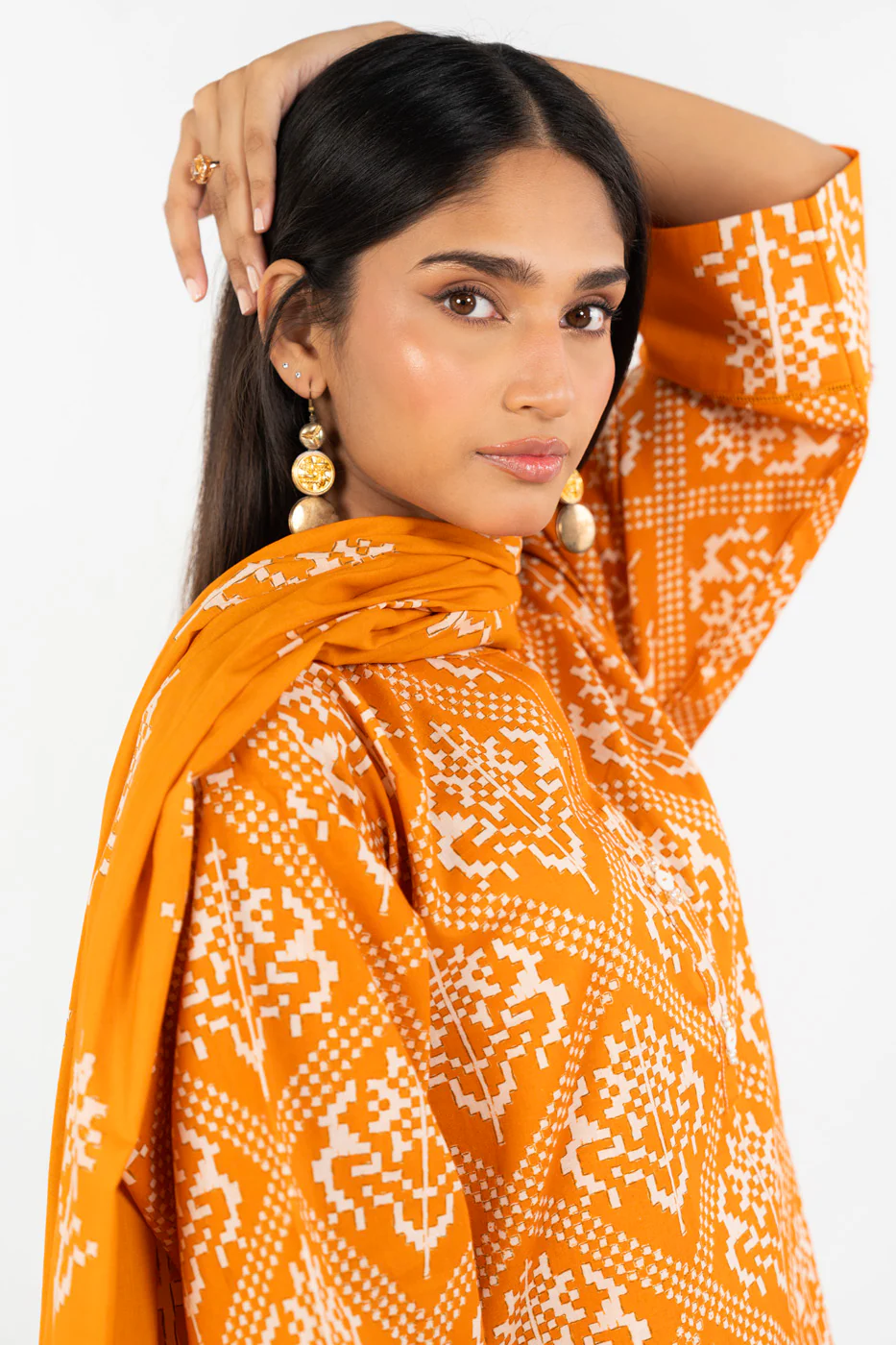 RTW | SHIRT, CULOTTE & DUPATTA - Image 3