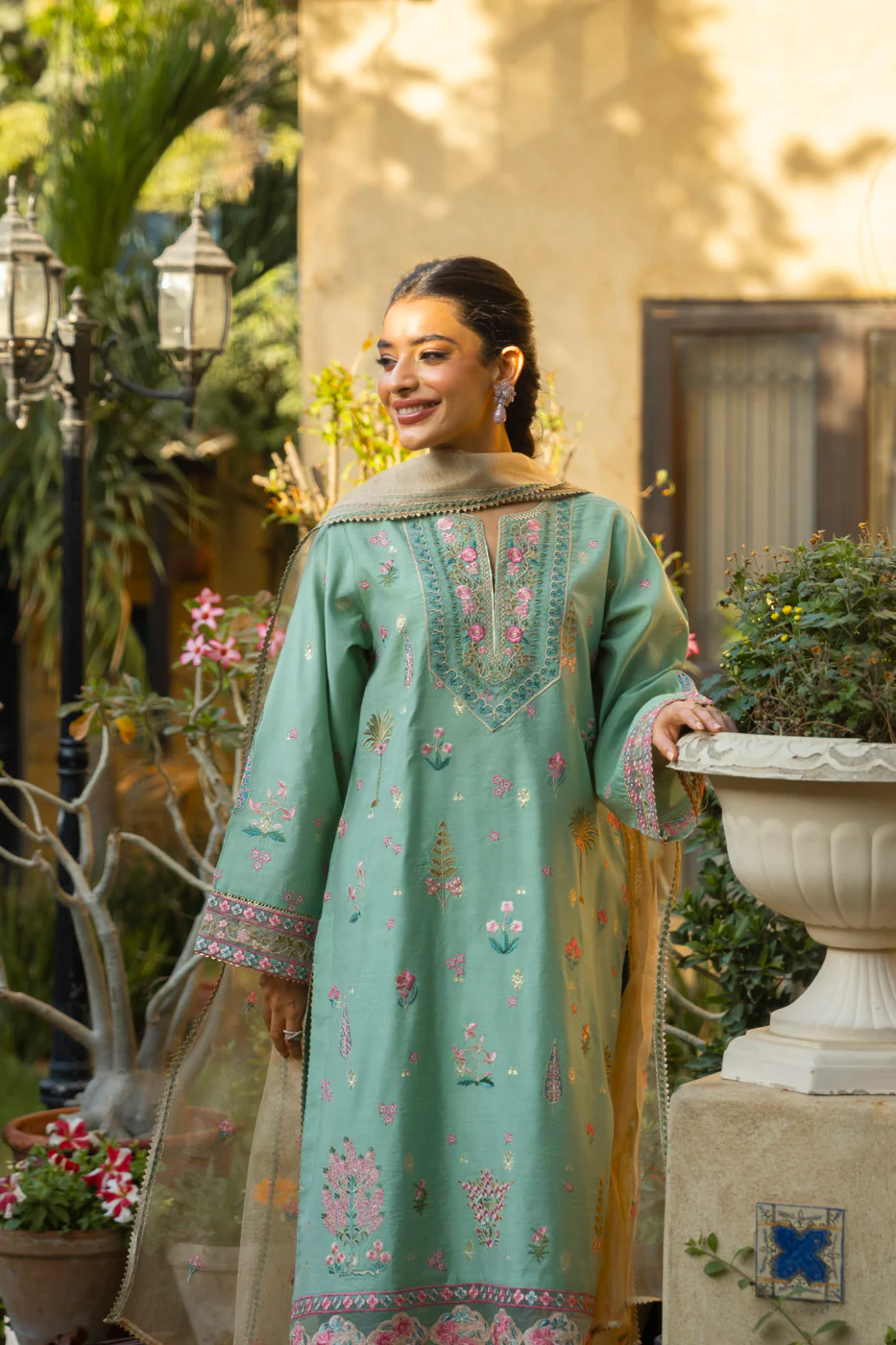 RTW | SHIRT, CULOTTE & DUPATTA - Image 4