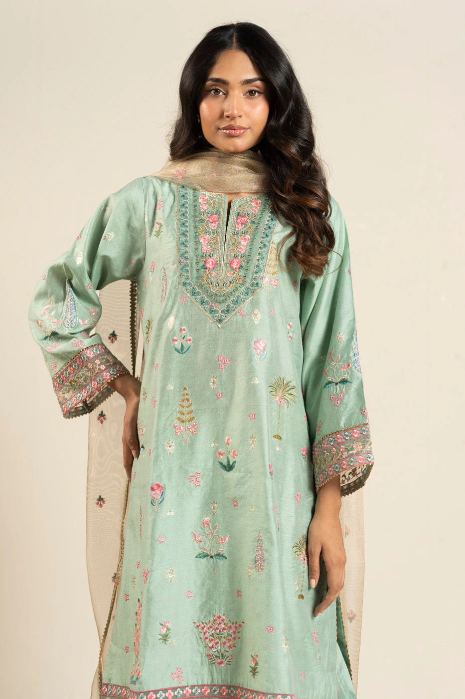 RTW | SHIRT, CULOTTE & DUPATTA - Image 6