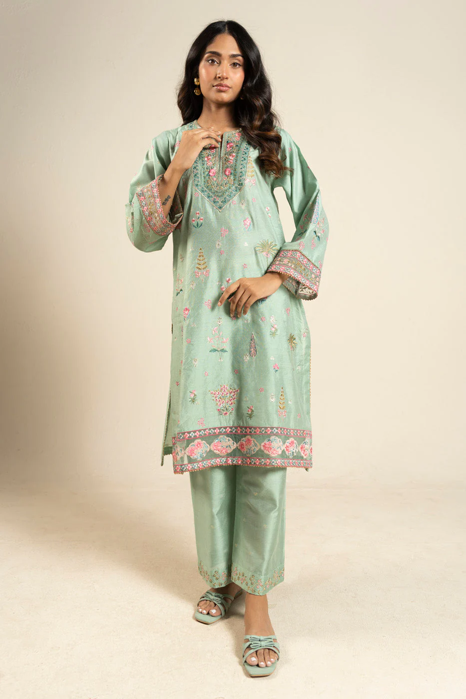 RTW | SHIRT, CULOTTE & DUPATTA - Image 8