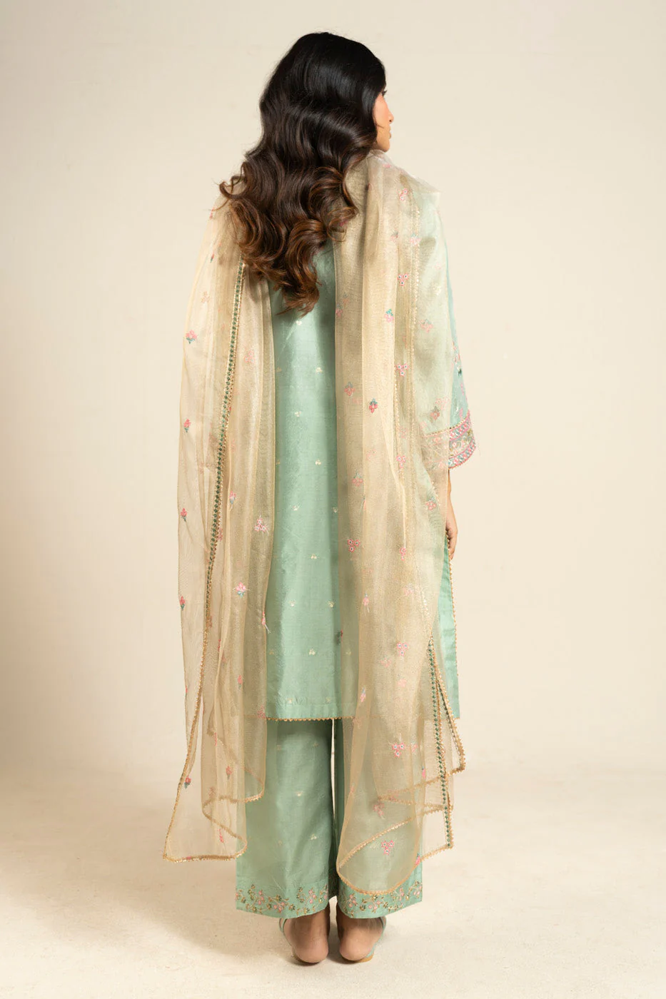 RTW | SHIRT, CULOTTE & DUPATTA - Image 9
