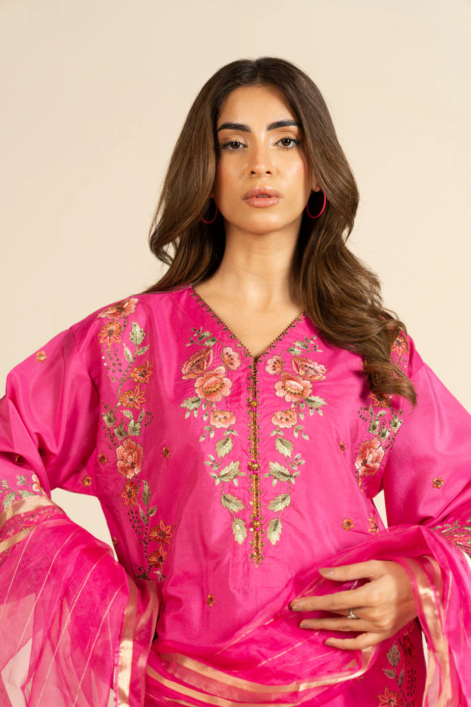RTW | SHIRT, CULOTTE & DUPATTA - Image 3