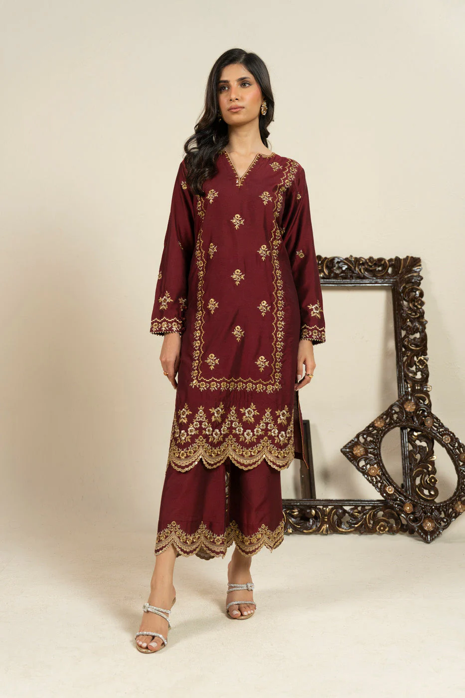 RTW | SHIRT, CULOTTE & DUPATTA - Image 4